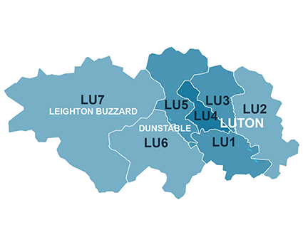 Luton Map (House Sale Data)